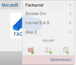 capture écran factomos changer de compte