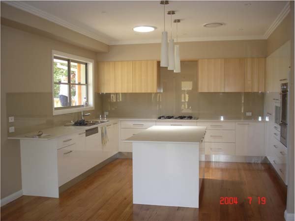 kitchen with white appliances