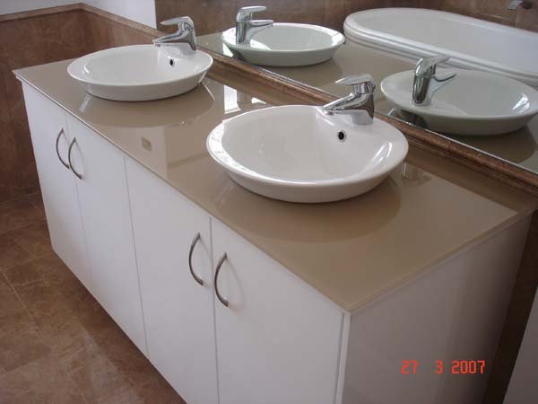 kitchen with white bowl