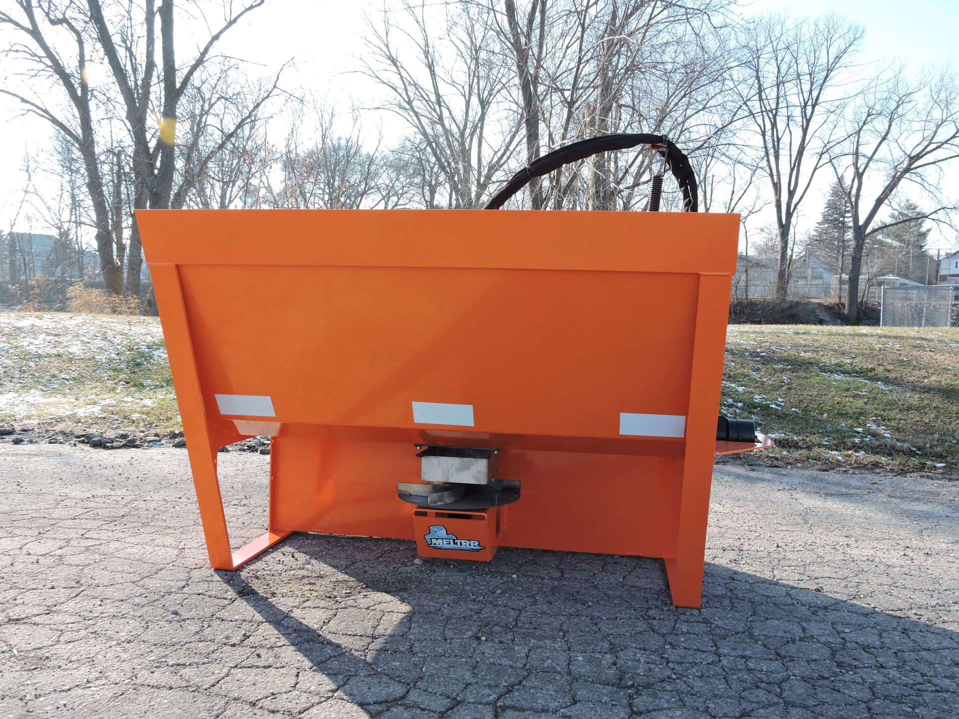 Salt Spreader Attachment for Skid Steer Loaders Berlon Industries