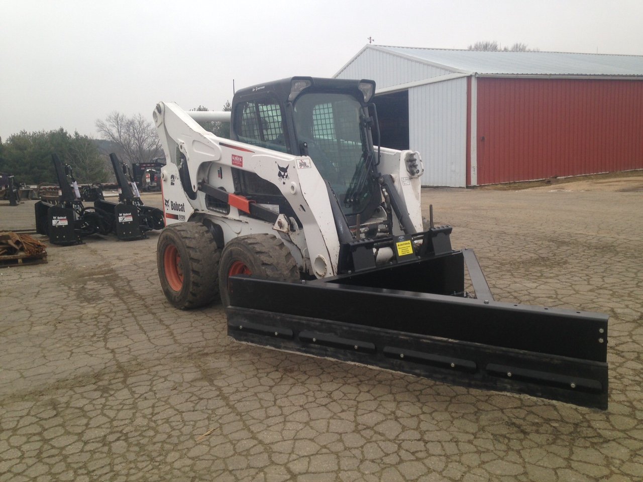 Skid Steer Livestock Feed Pusher Berlon Industries