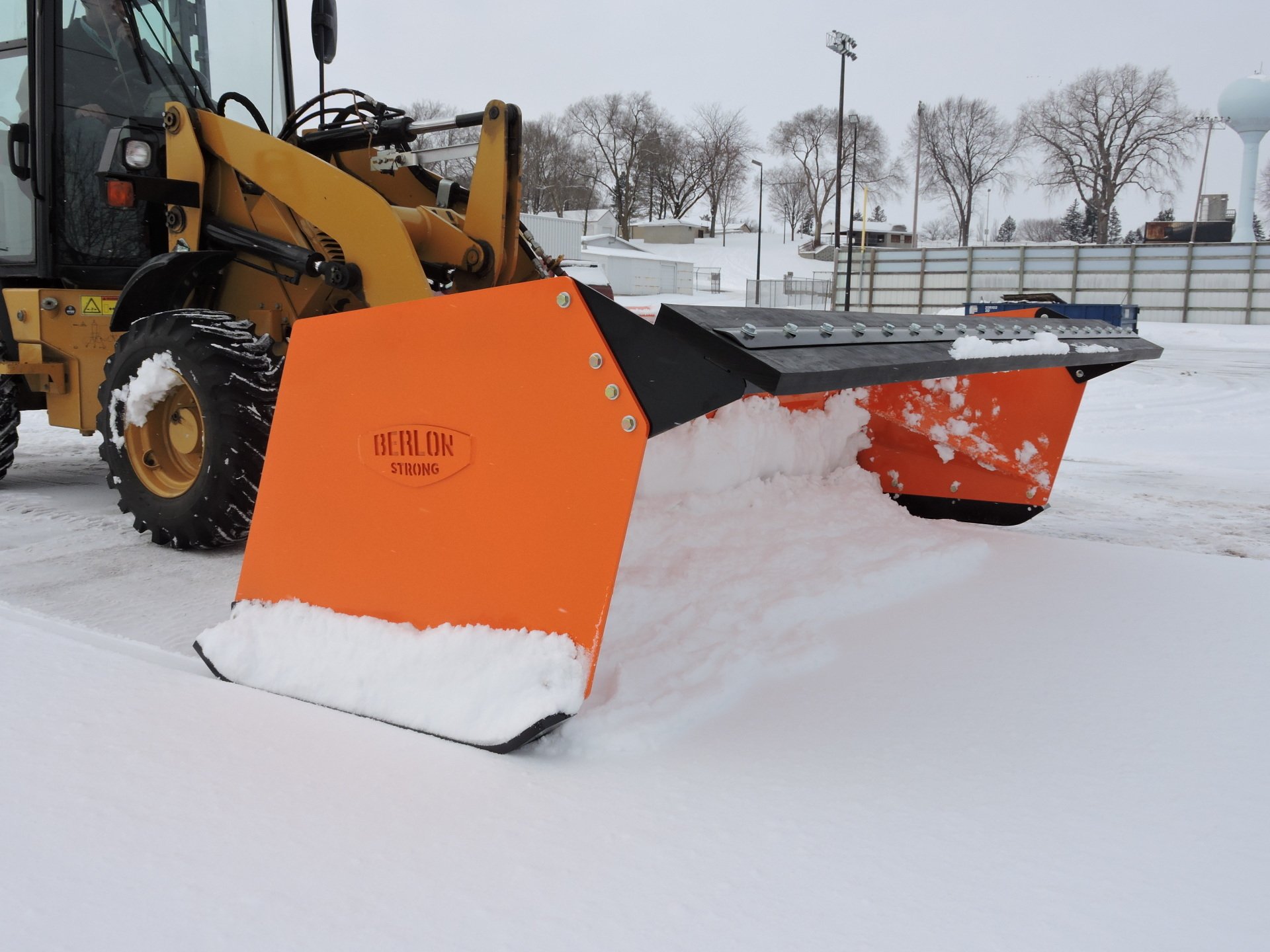Low Profile Snow Pusher Attachment Berlon Industries