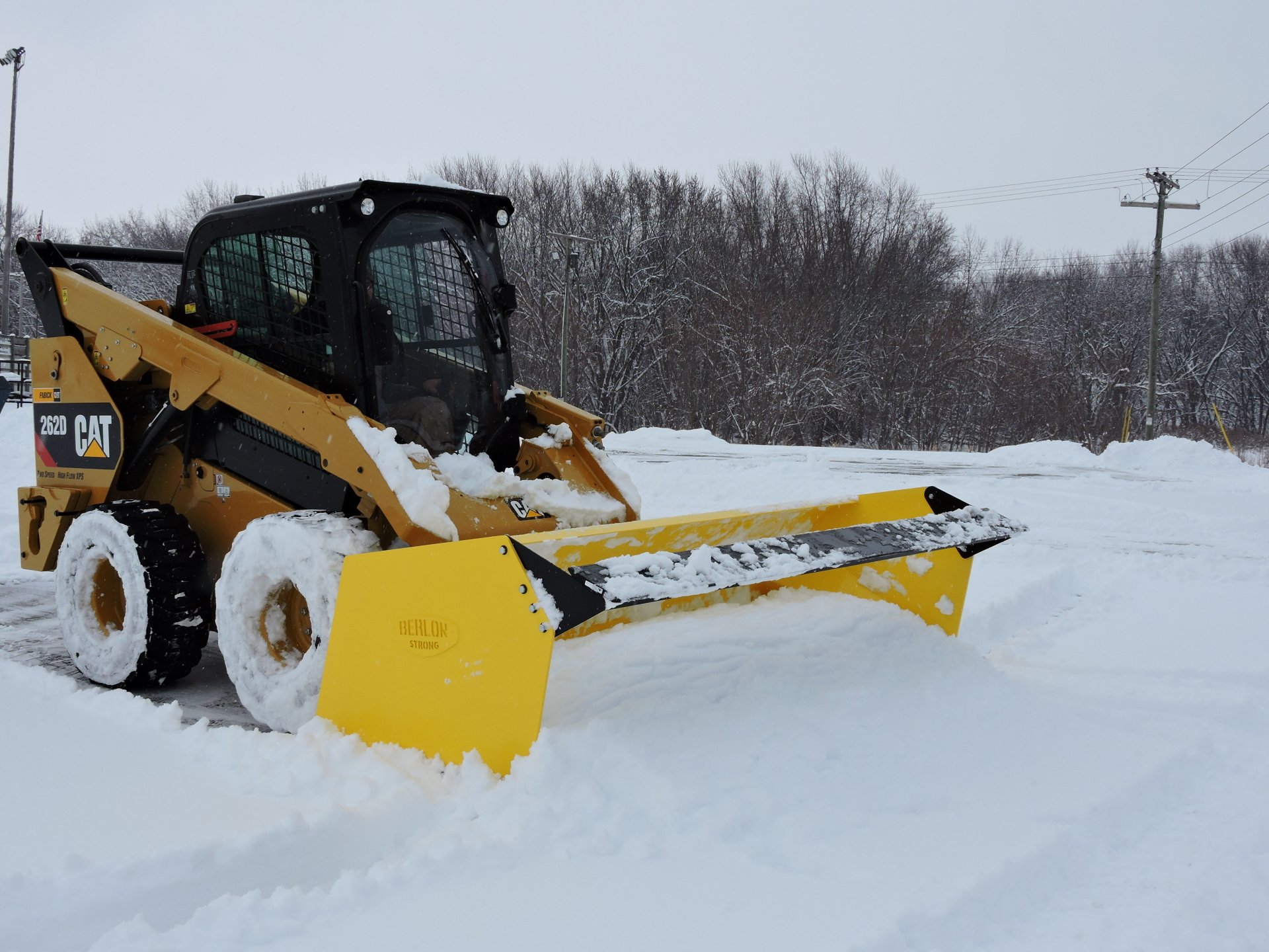 Low Profile Snow Pusher Attachment Berlon Industries