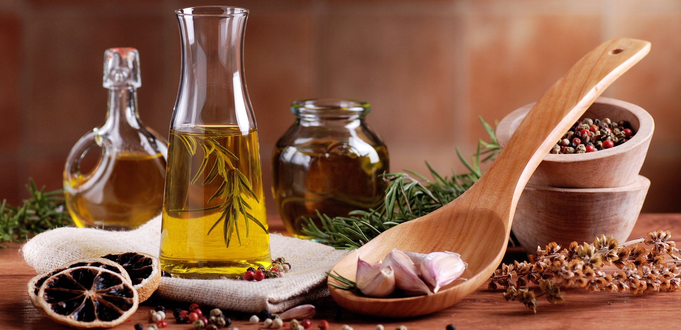 Raw materials for making delicious italian food