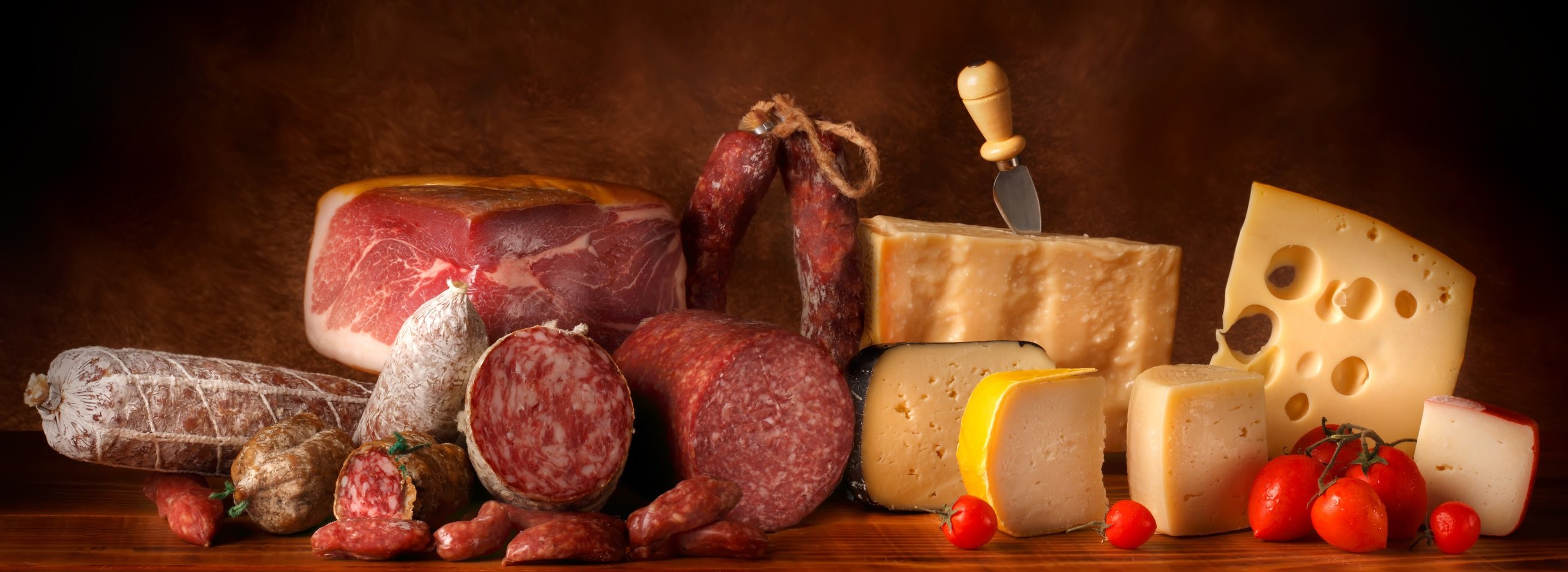 View of best meat and cheese