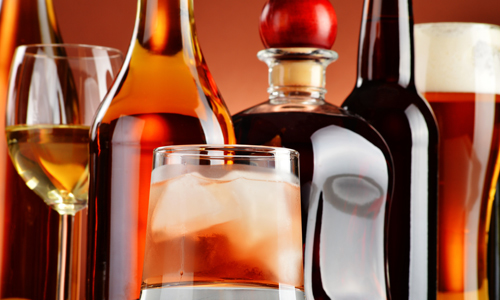 Wines and spirits collection