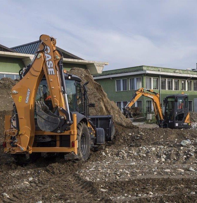 Backhoe excavator North East Northumbria Plant Hire