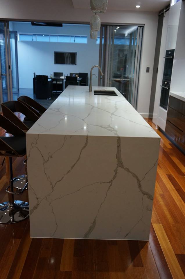 granite waterfall counter top