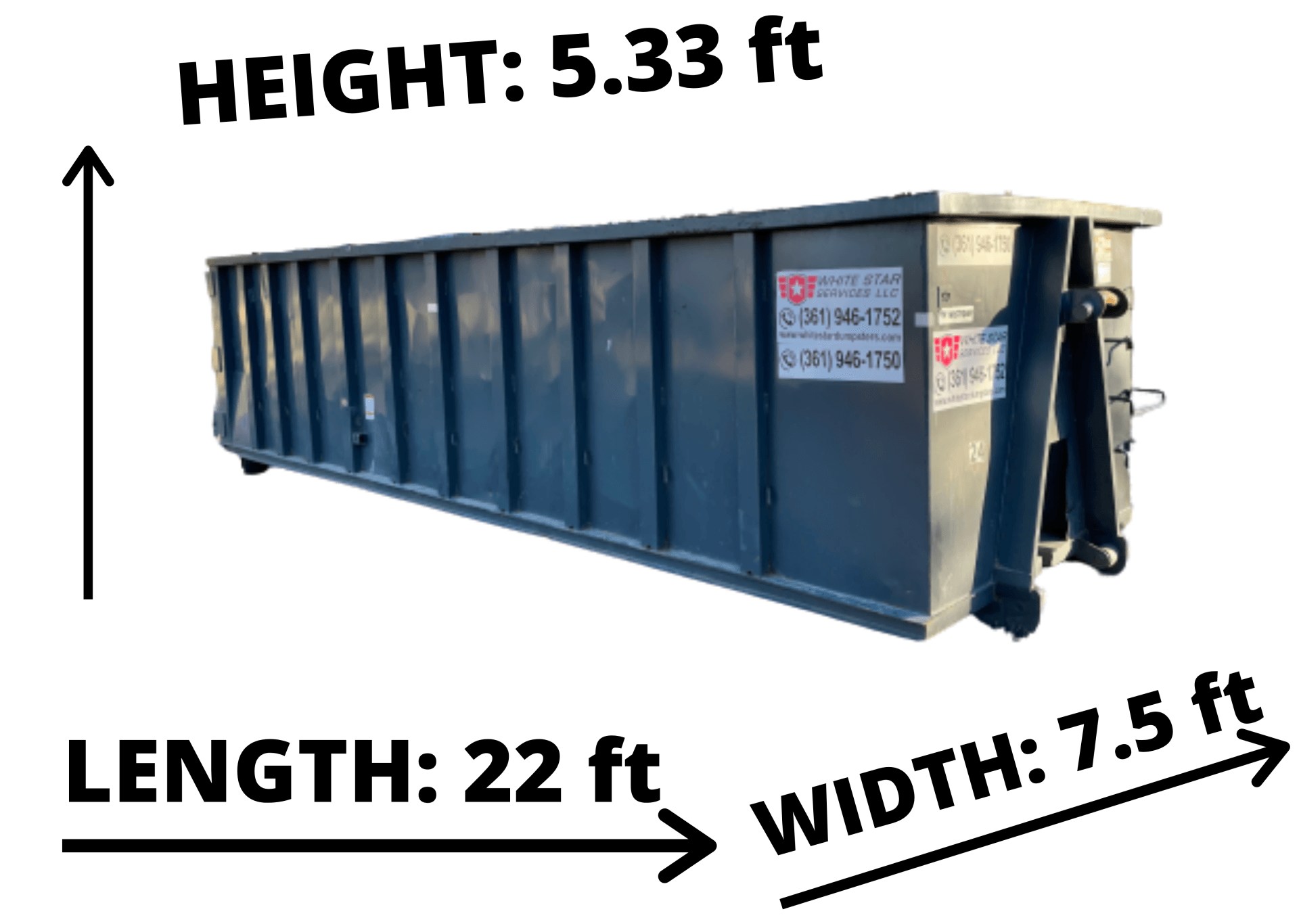 RollOff Dumpster Rental Corpus Christi, TX White Star Services LLC