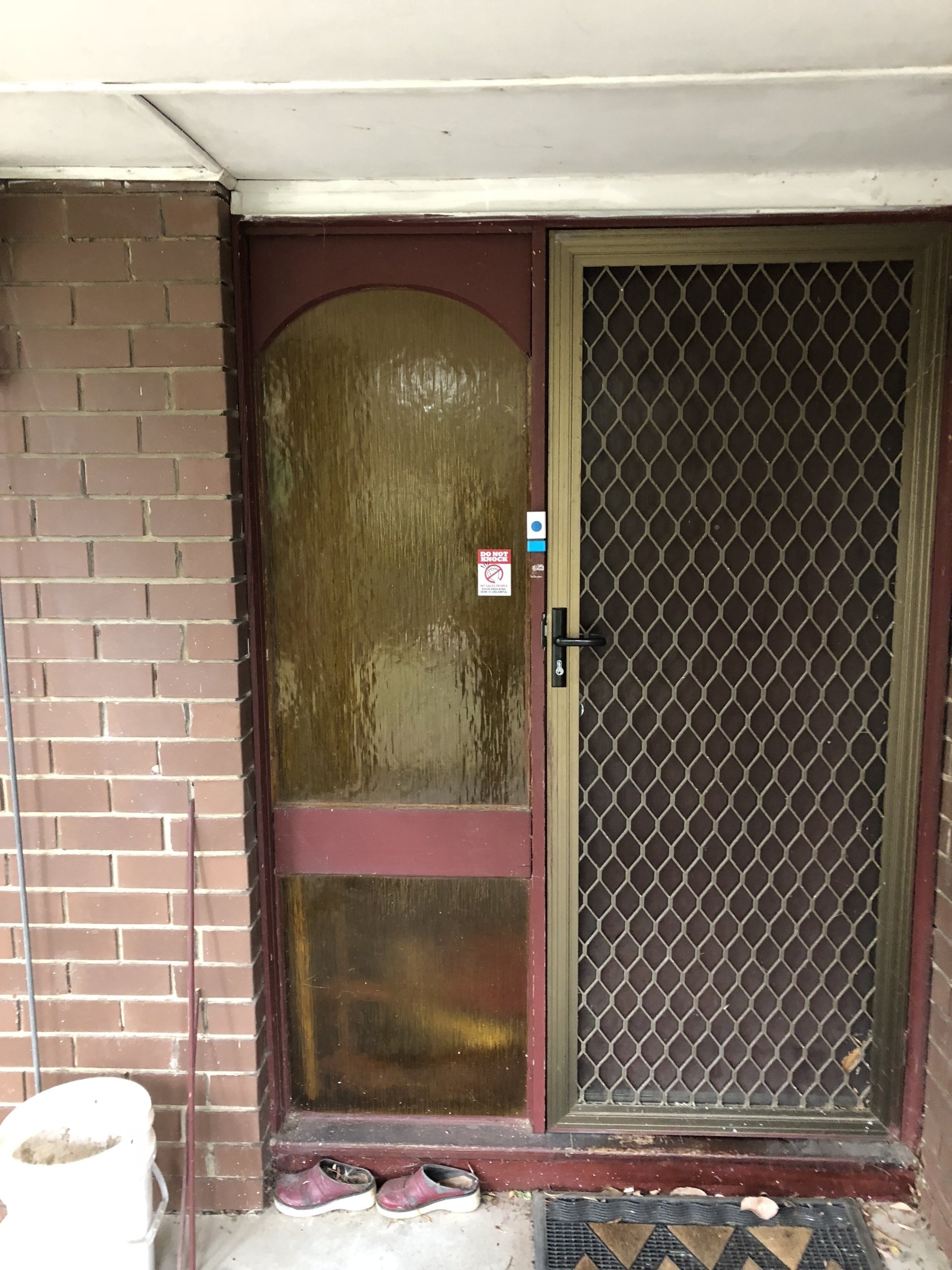 Pet Door Installation Before & After