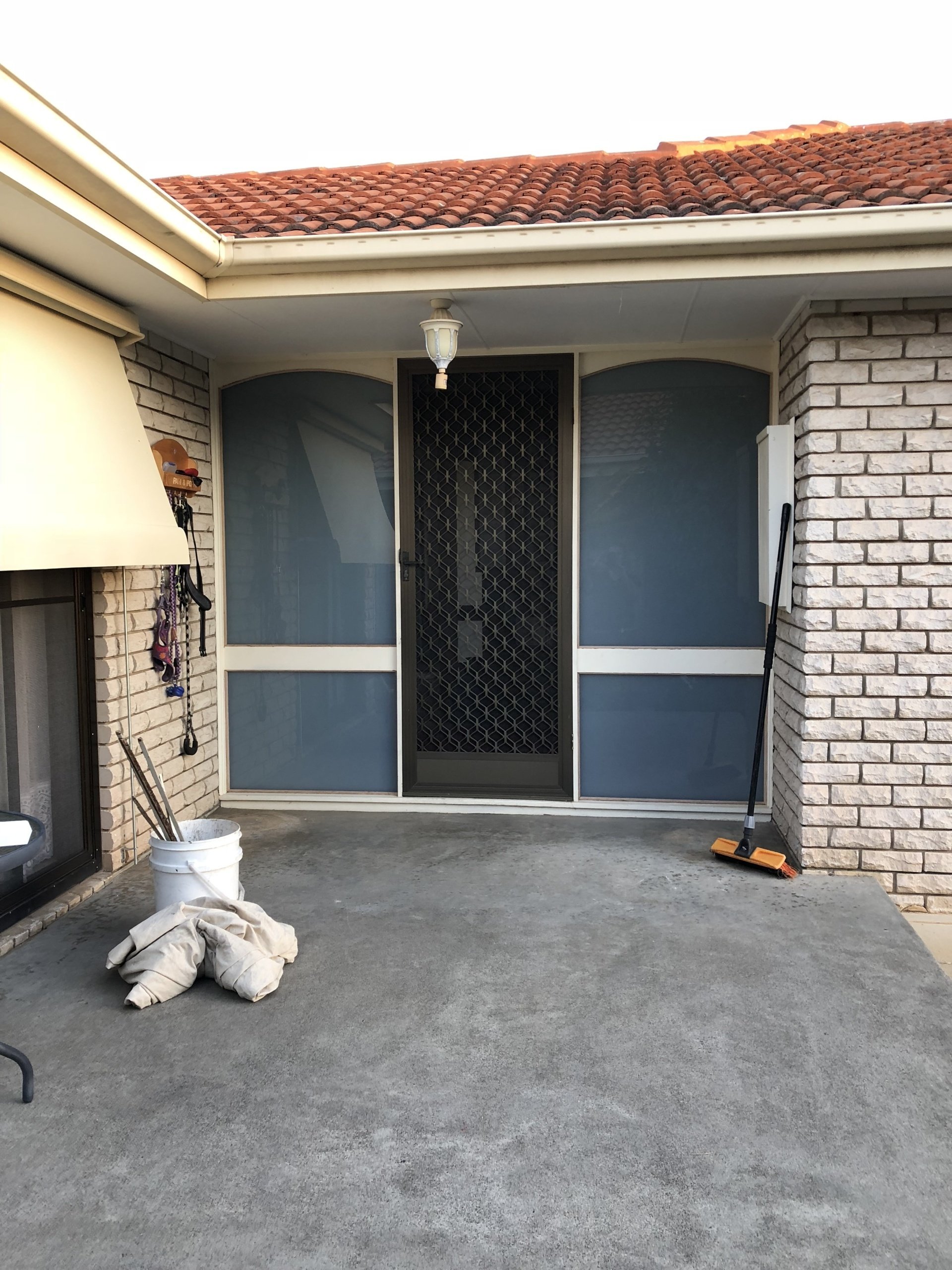 Pet Door Installation Before & After