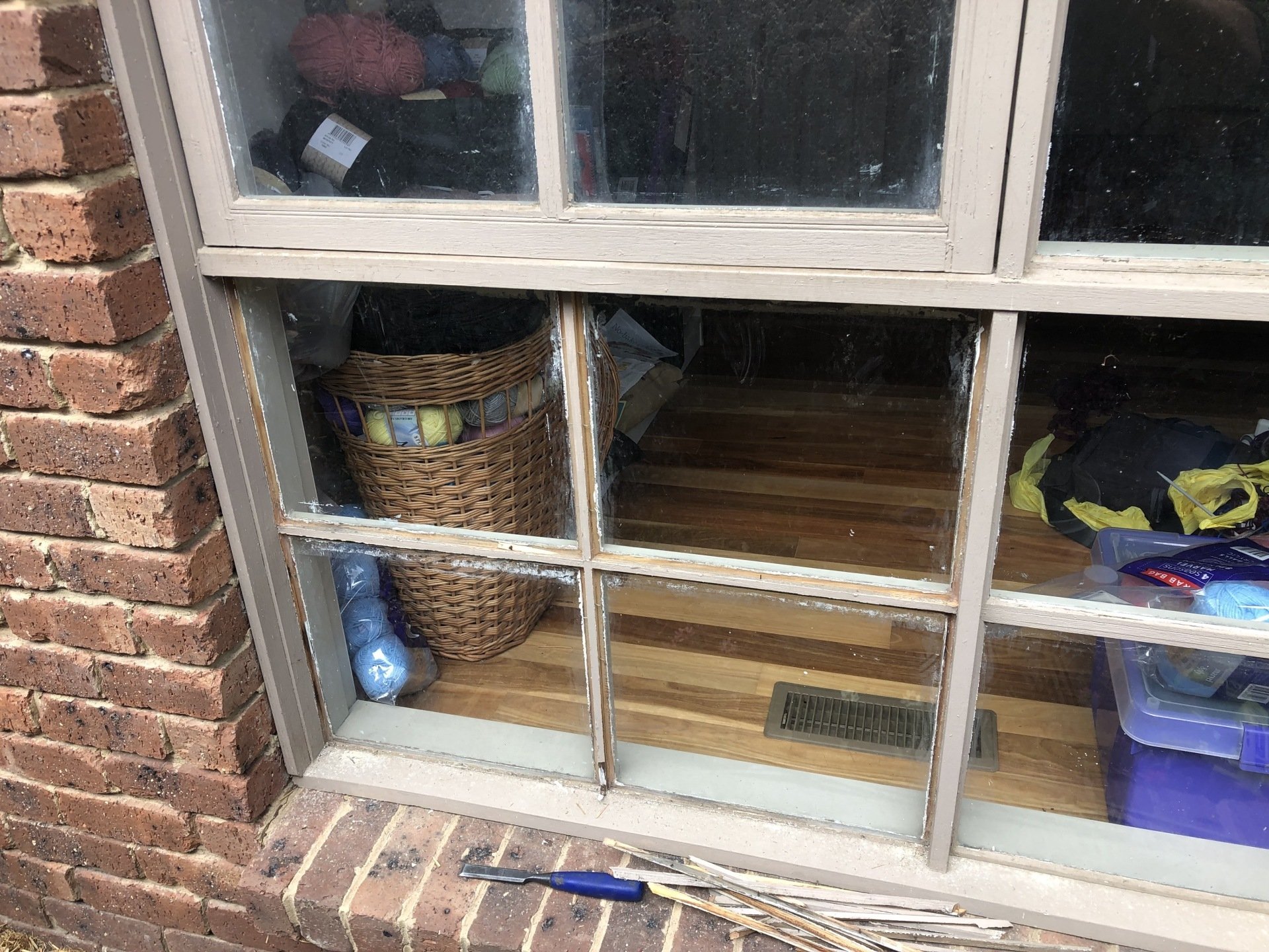 Glass Cat Door Installation CK Glass