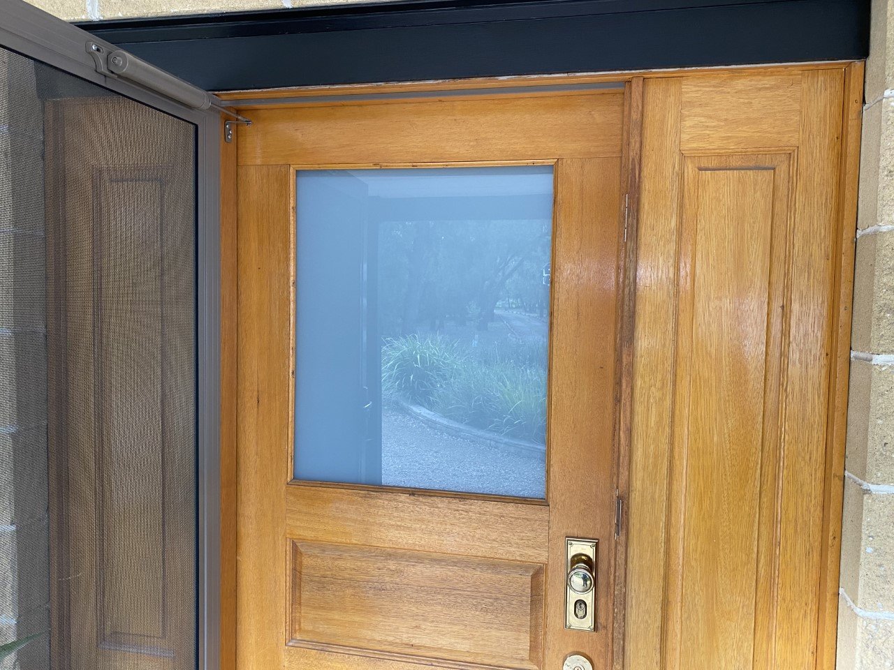 Pet Door Installation Before & After