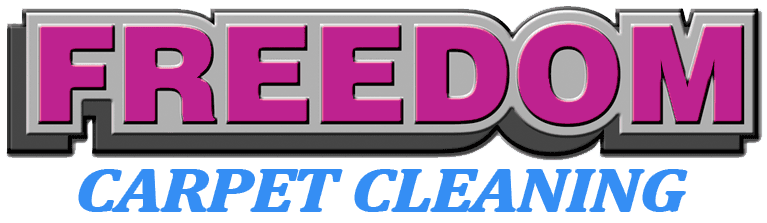 freedom carpet cleaning business logo