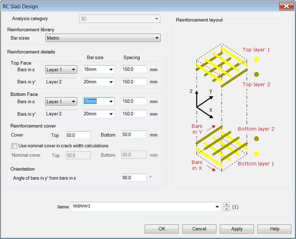 RC slab / wall design