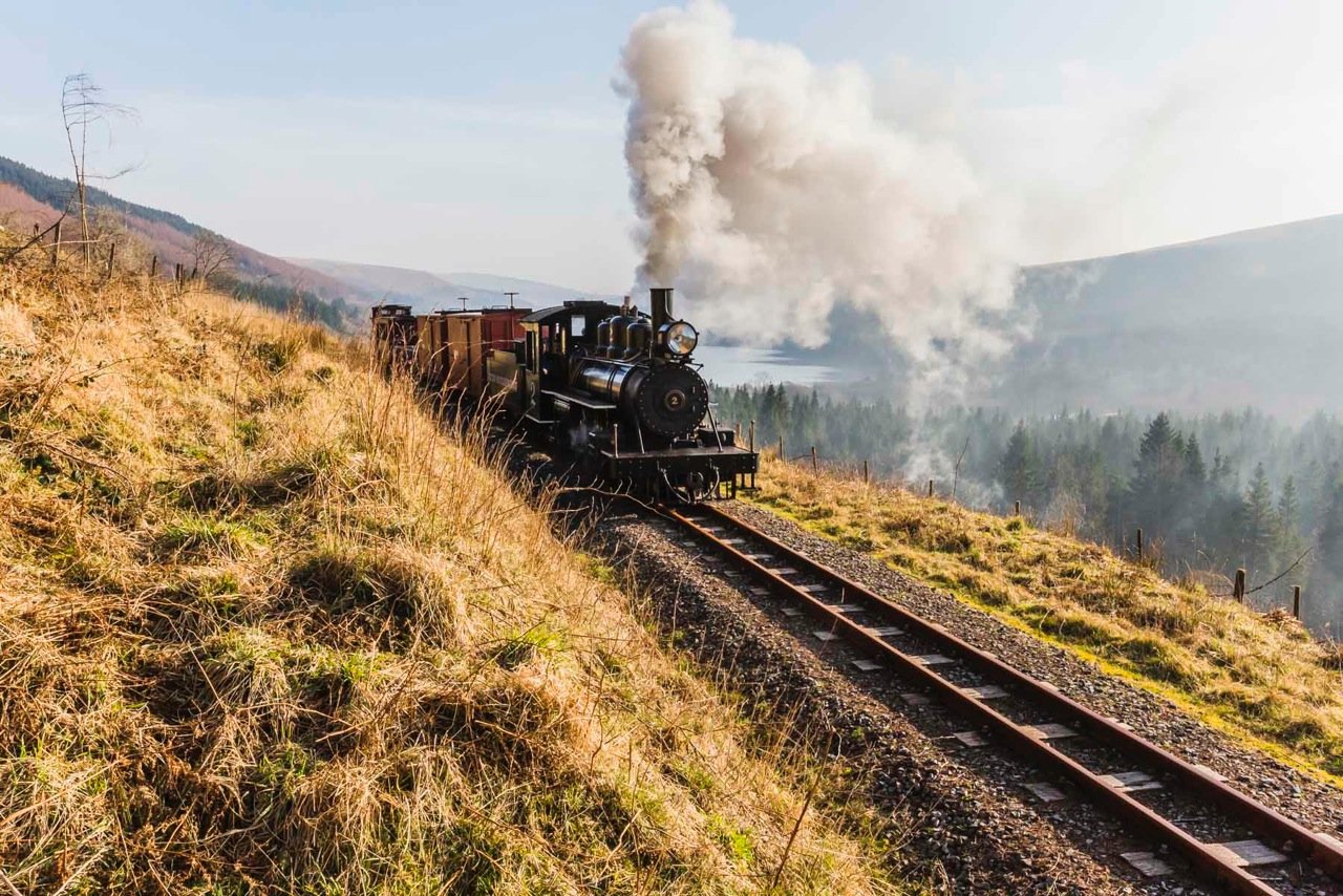 Brecon Mountain Railway Steam Trains In South Wales