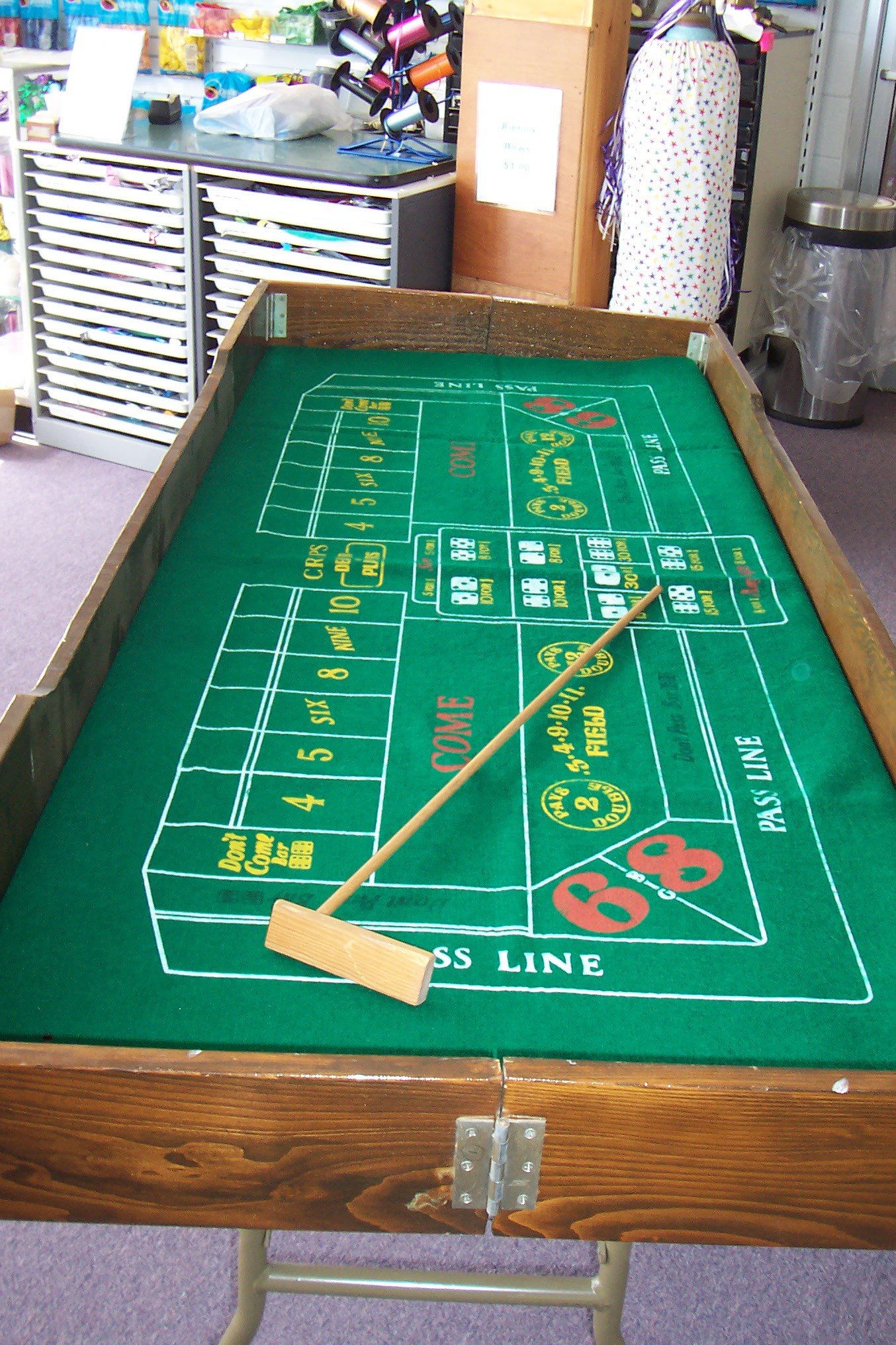 Table craps game