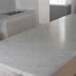 Honed Carrara marble kitchen benchtops Finders