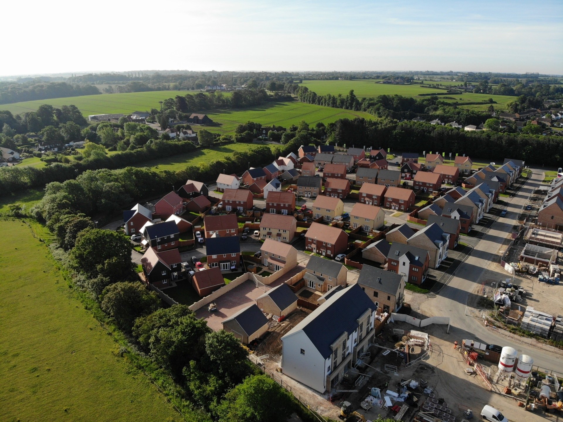 New build housing in Hertfordshire