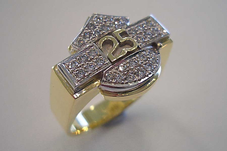 25 years ring