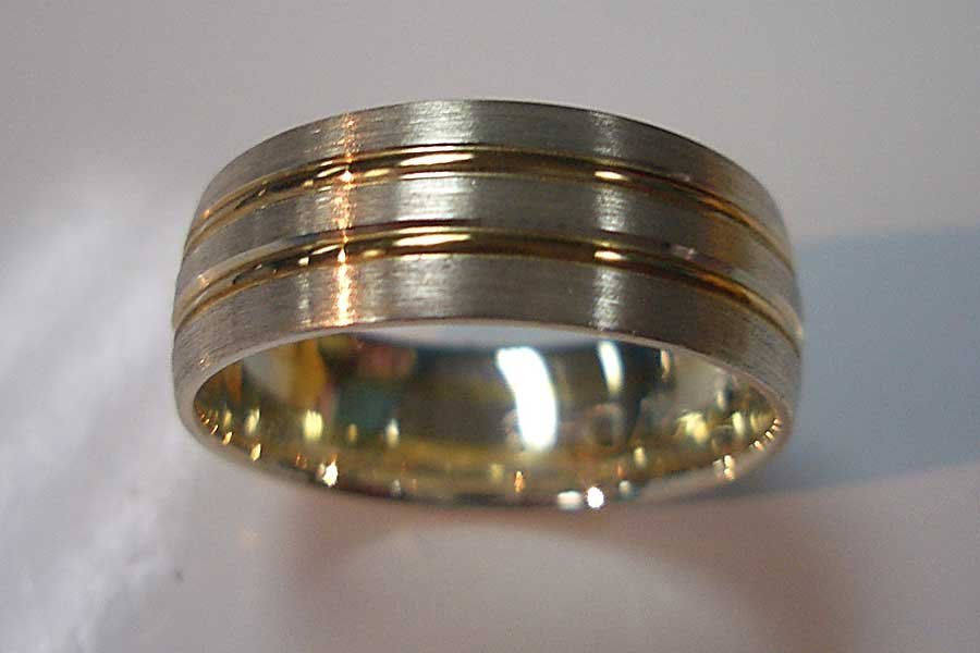 polished male ring