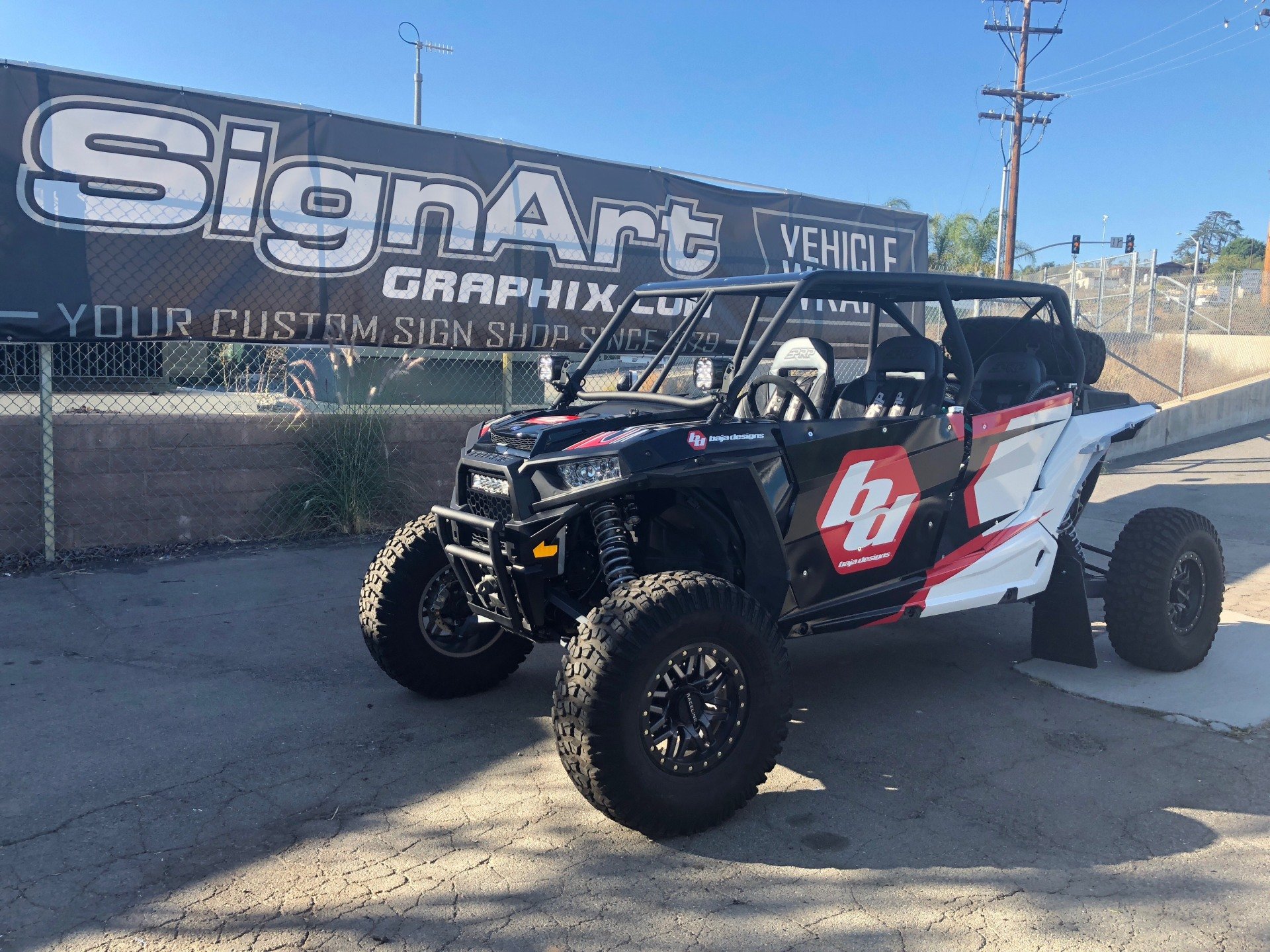 Baja Designs SxS Wrap Gallery Sign Art Graphix Vista, CA