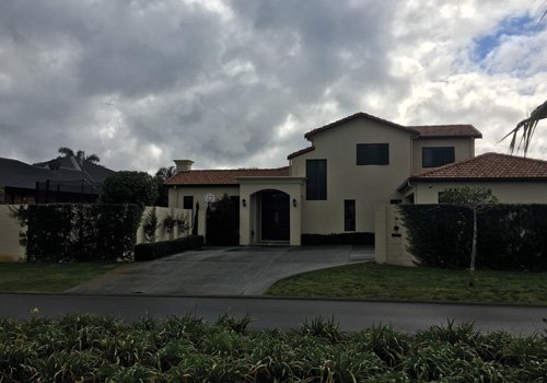 Exterior view of the house 