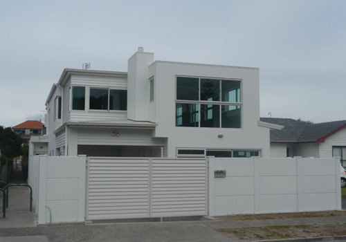 Exterior view of the house 