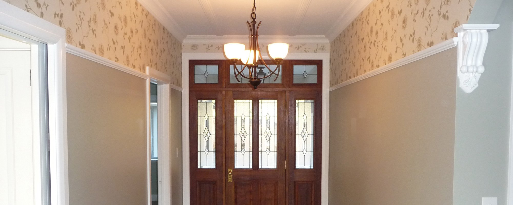 Interior  view of a newly constructed home 