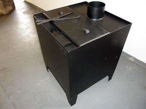 20 Kilowatt wood burning workshop stoves