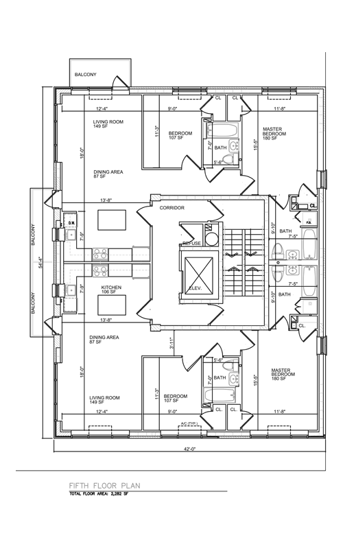 5th Floor Plan