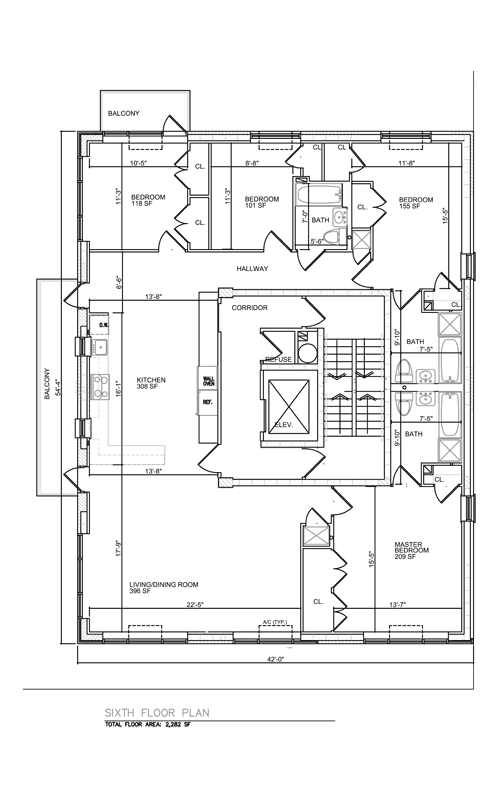 6th Floor Plan