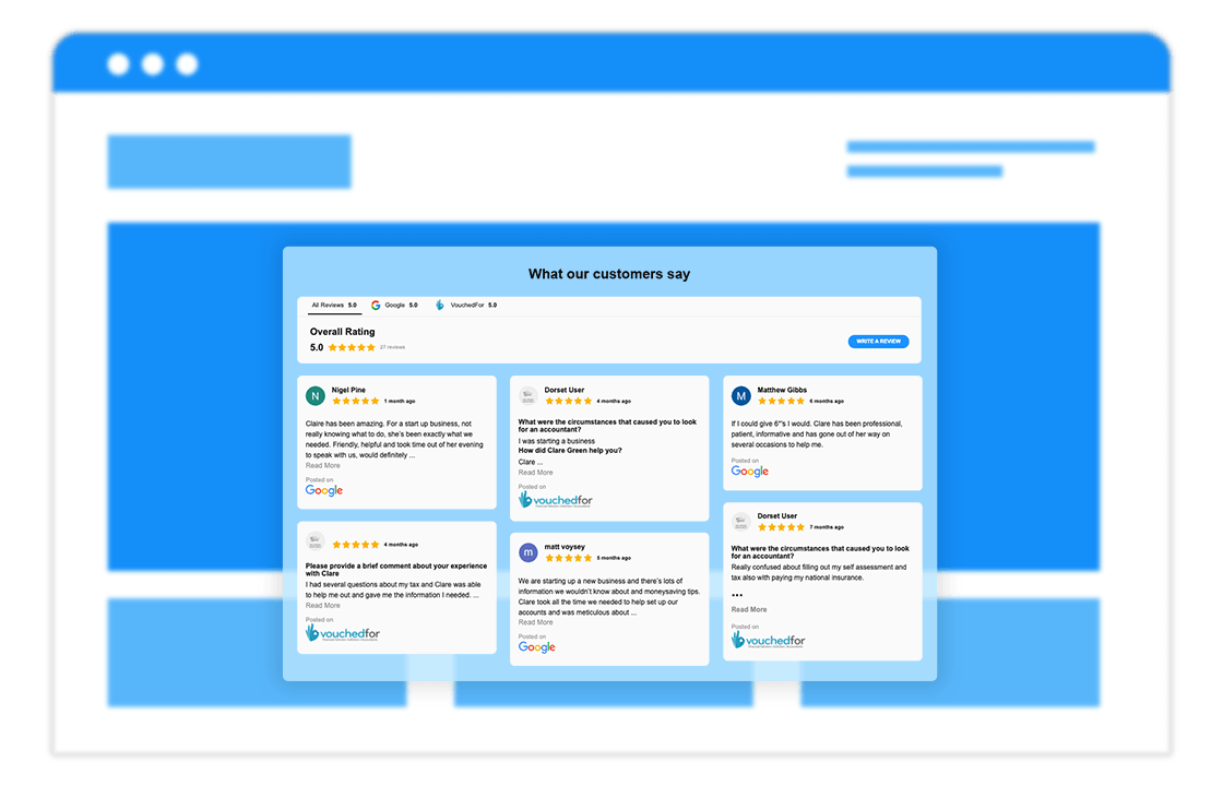Our Website Widgets