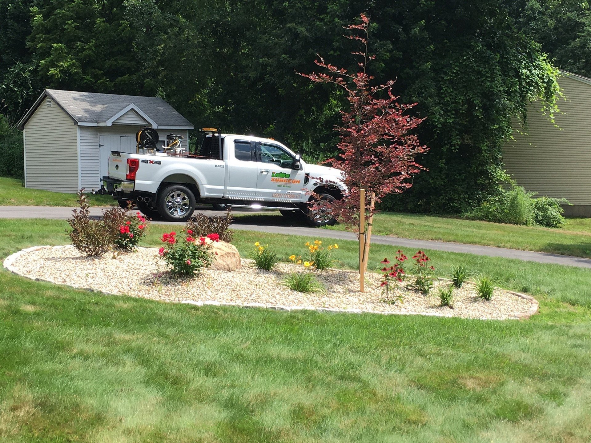 Flower Bed With Truck Flower Bed With Truck