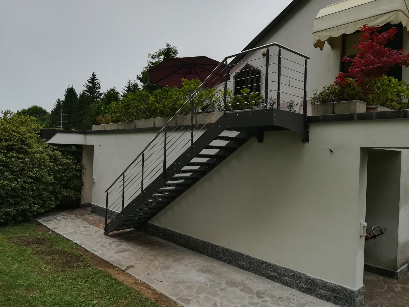 Scale moderne per esterni Brescia, Castelcovati C.P.R. Scale