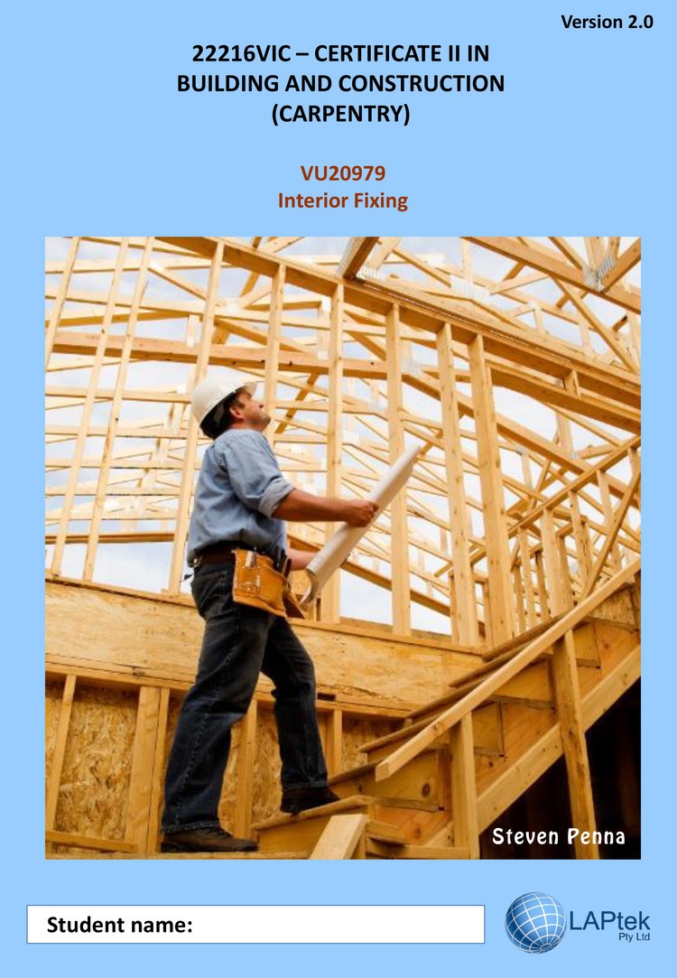 Certificate II In Building and Construction (Carpentry)