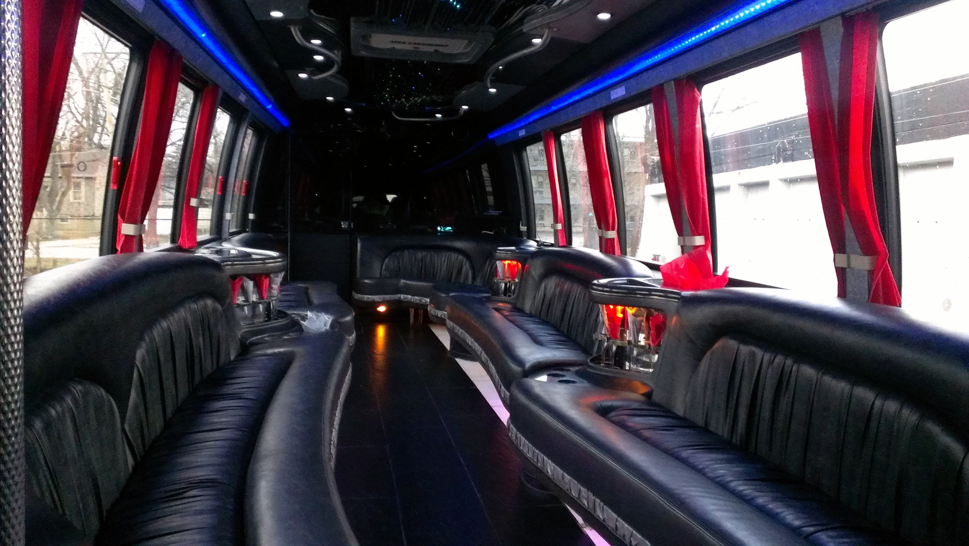 Chicago Party Bus Rental With A Bathroom Limo Bus Service