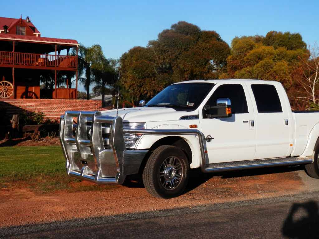 engineering kreationz tipper trailers parked outside the home