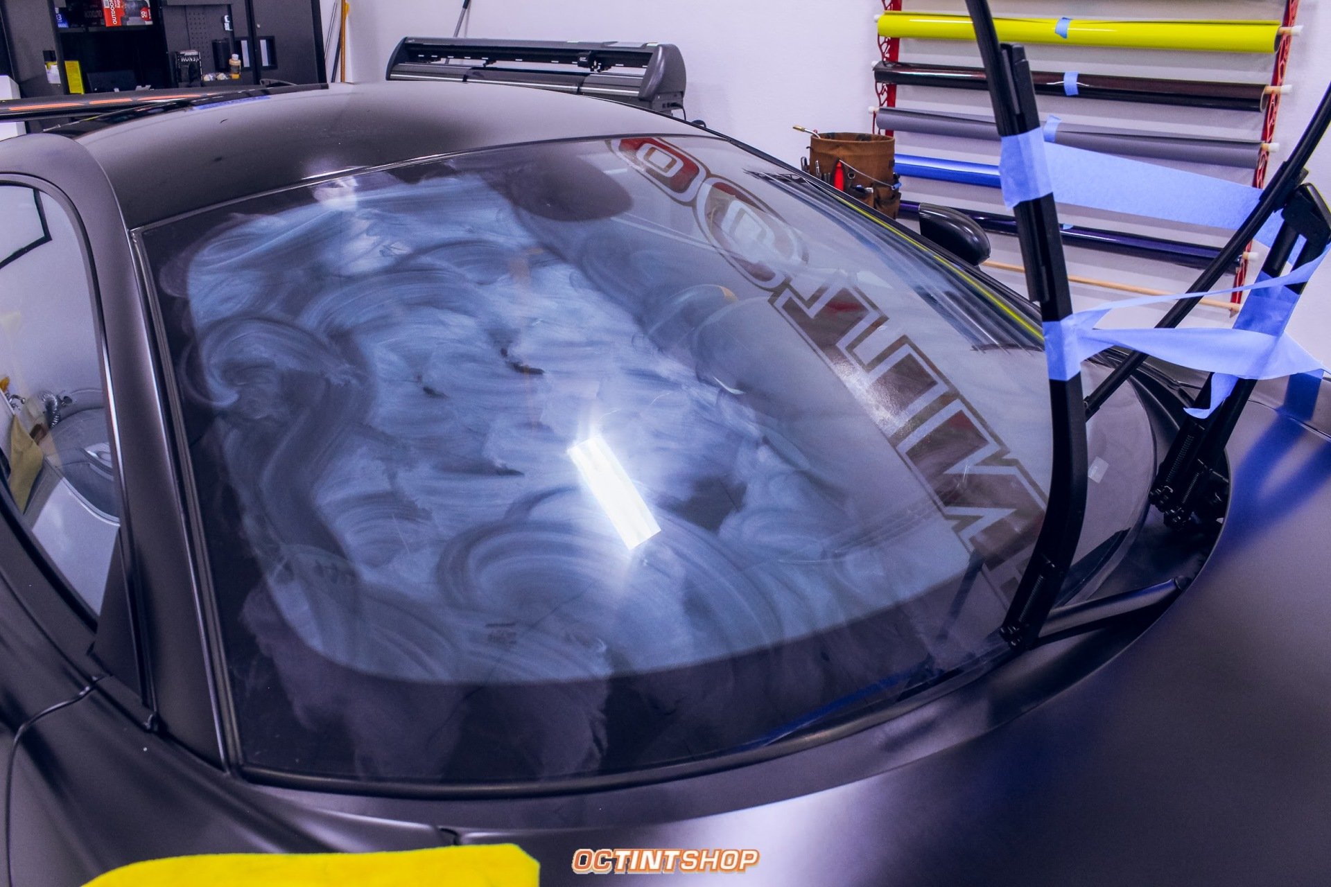 Clear Plex Windshield Protection Clear Plex Orange