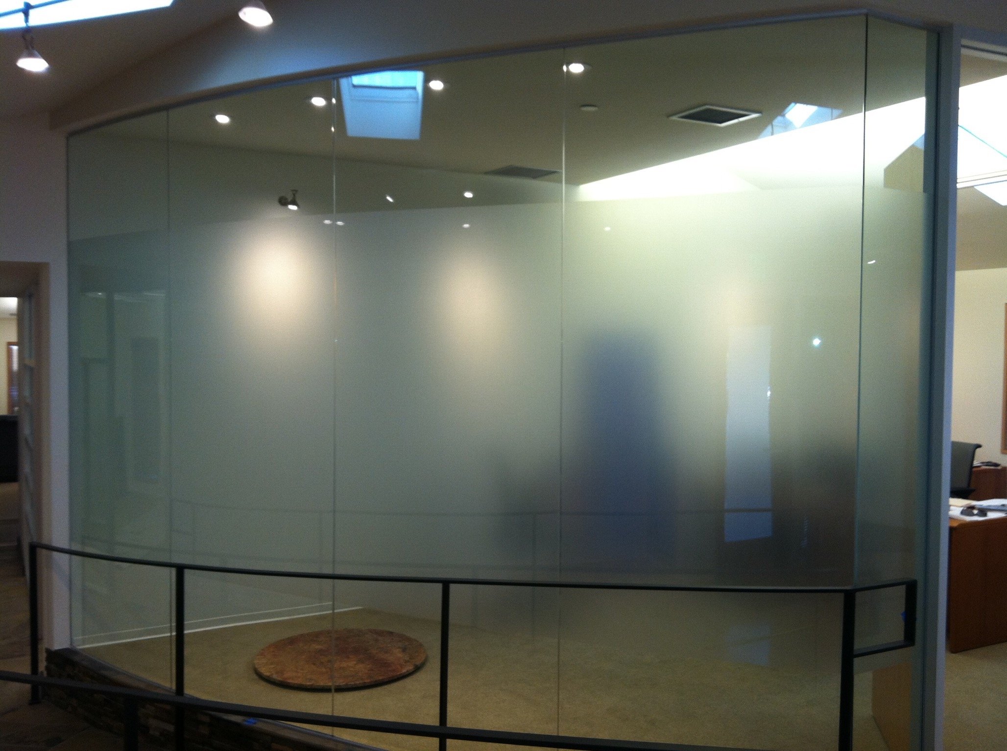 Decorative Window Film - Decorative Films - White Frost Window Tinting ...