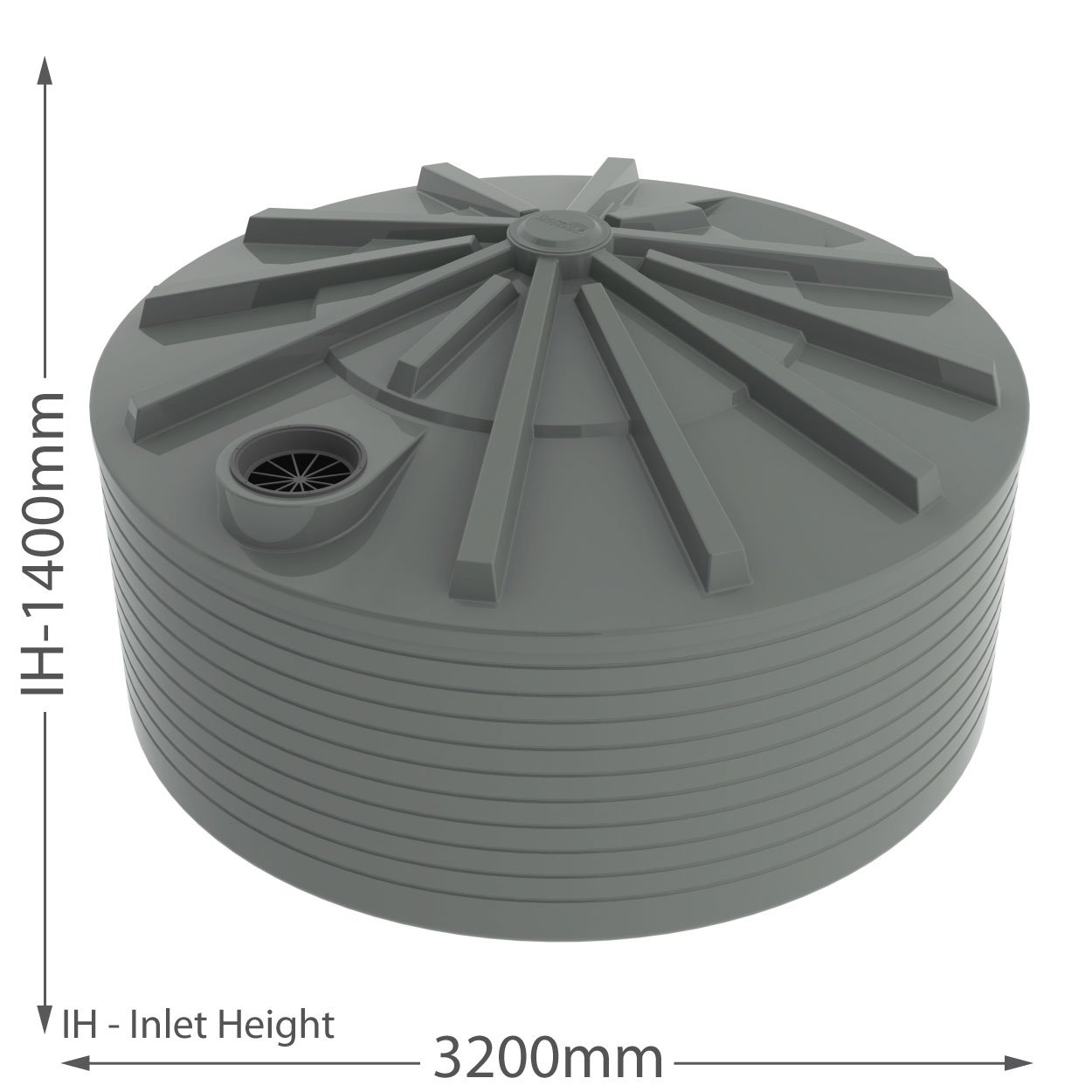 Round Poly Water Tanks Central QLD.