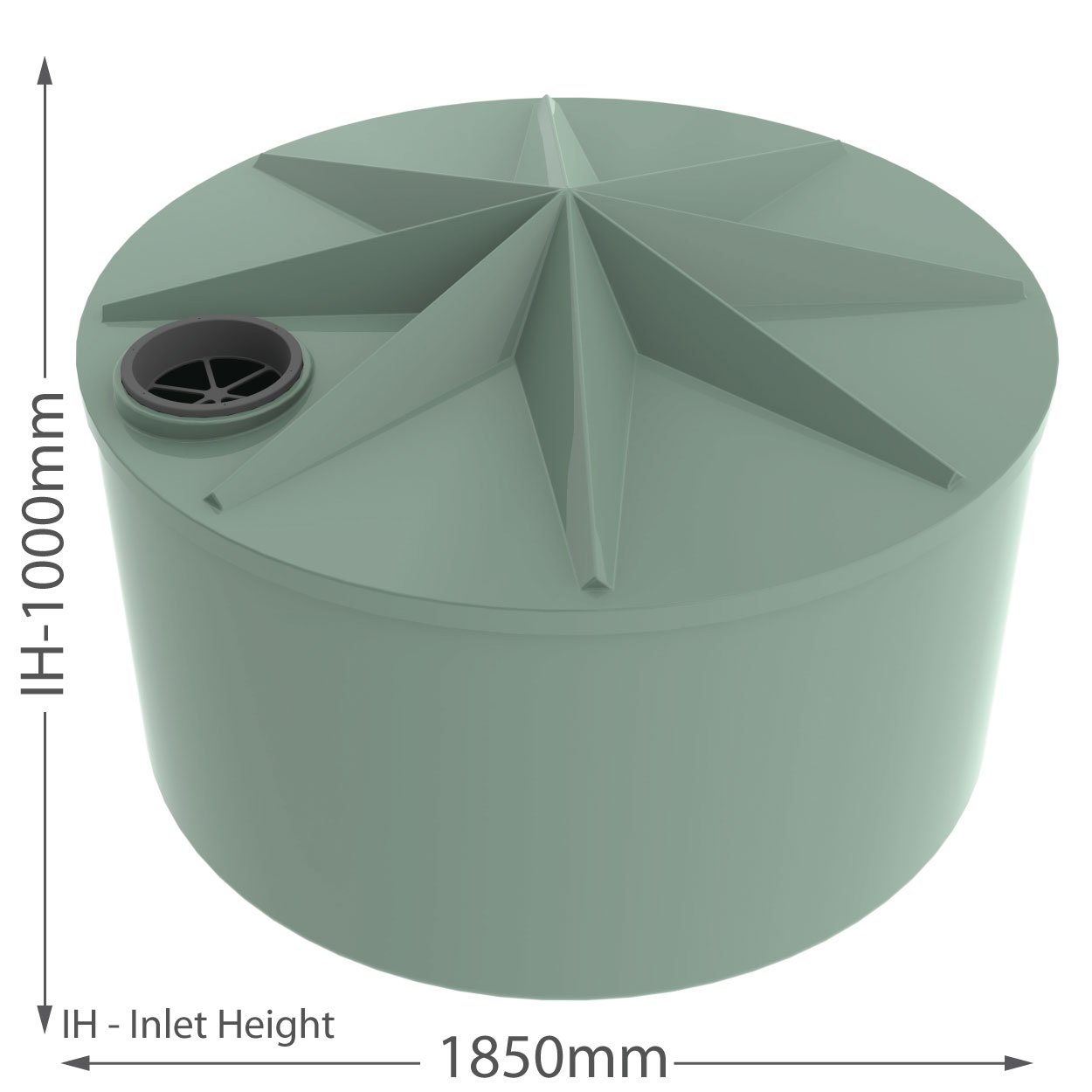 Round Poly Water Tanks Central QLD.