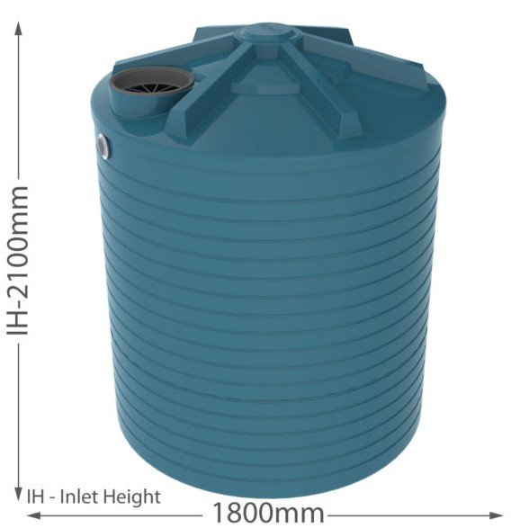 Round Poly Water Tanks Central QLD.