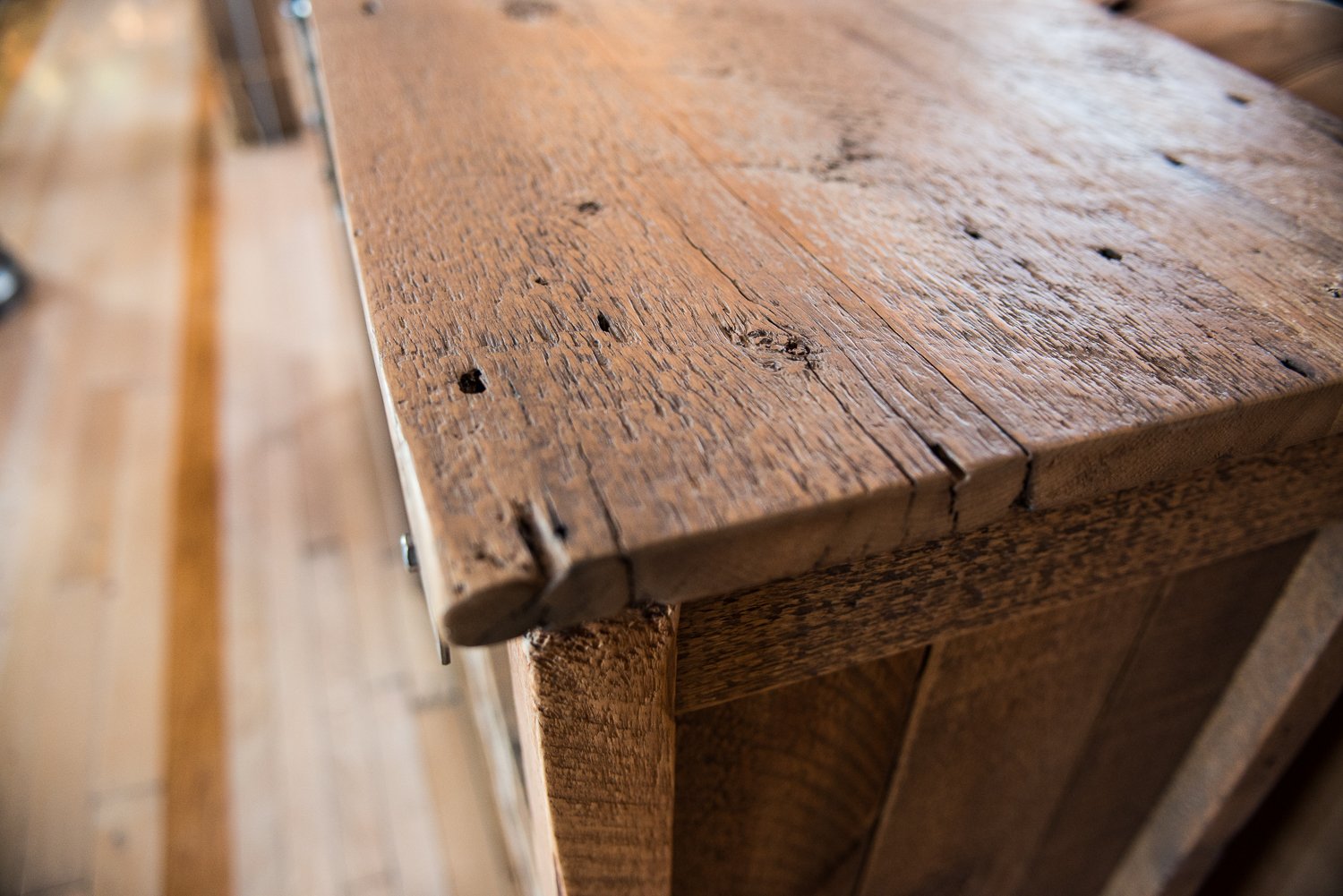 Custom Reclaimed Wood Furniture Heritage Beam & Board