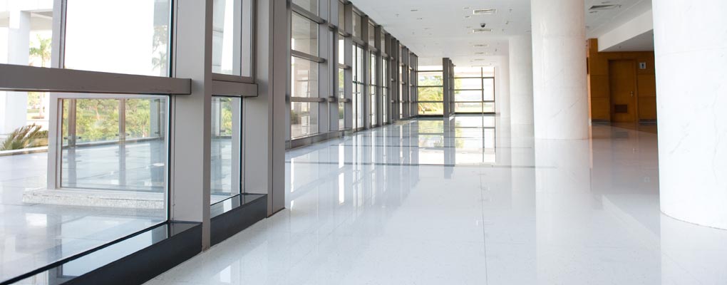 View of clean interiors of the building 