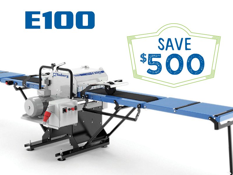 E100 Edger Timbery Portable Sawmills and Forestry Equipment