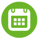 four perfect cleaning services calendar icon