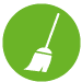 four perfect cleaning services floor clean icon