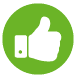 four perfect cleaning services thumps up icon