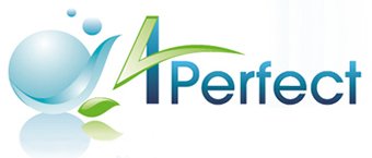four perfect cleaning services business logo